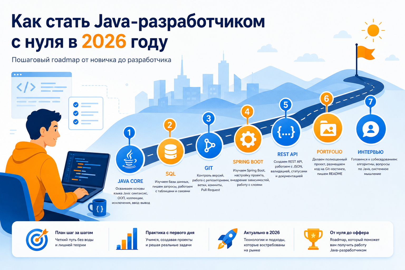 Как стать Java-разработчиком с нуля в 2026 году